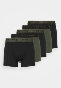 Pier One 5 PACK - Panties - Black/khaki -Günstiges Mode Verkaufsgeschäft 00955010cec94d048deaec05ec199c27 3