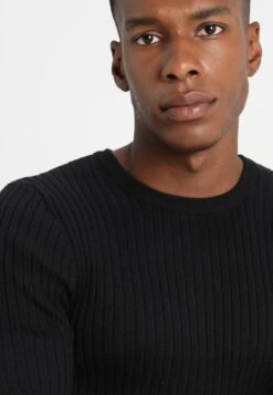 Pier One Strickpullover - Black -Günstiges Mode Verkaufsgeschäft 046daf91af9e438e9ff2dcf7c07d6ba1