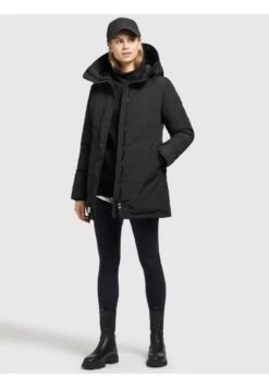 Khujo KANDA - Wintermantel - Schwarz -Günstiges Mode Verkaufsgeschäft 050cf8cb8f45498f81e7416c751faa64