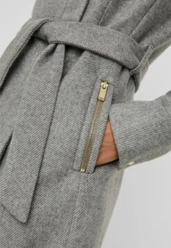 Vero Moda VMTWODOPE BELT JACKET - Kurzmantel - Light Grey Melange -Günstiges Mode Verkaufsgeschäft 0ae8e1e1123c4f1385364700dcc3f1f9