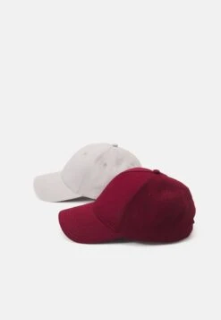 Pier One UNISEX 2 PACK - Cap - Light Grey/berry -Günstiges Mode Verkaufsgeschäft 0e39235db2624299b18bab214eb1c946