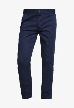 Pier One SLIM FIT CHINO - Chino - Dark Blue -Günstiges Mode Verkaufsgeschäft 169130dff92040369b07b81ddb7f4bbc