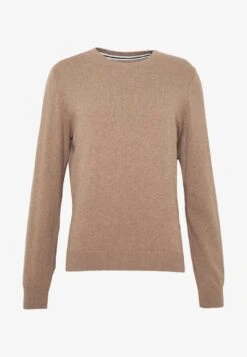 Pier One BASIC CREWNECK - Strickpullover - Mottled Beige 11 Pier One BASIC CREWNECK - Strickpullover - Mottled Beige -Günstiges Mode Verkaufsgeschäft 188b4f92241a4ee38833f970cf37df24