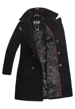 Marikoo NANAKOO - Klassischer Mantel - Black -Günstiges Mode Verkaufsgeschäft 1899a7319435460c99fc1e64e36b4d40