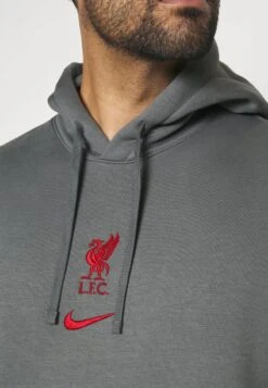Nike Performance LIVERPOOL FC CLUB HOODIE - Sweatshirt - Smoke Grey/tough Red -Günstiges Mode Verkaufsgeschäft 18d60969096247ceb51a3270b0d746f9