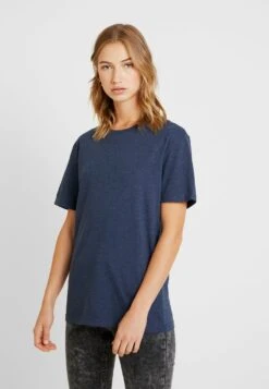 Pier One T-Shirt Basic - Dark Blue Melange -Günstiges Mode Verkaufsgeschäft 1913ab27ec374ef0b3e6a5ff891afb49