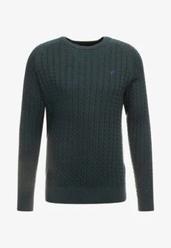 Pier One Strickpullover - Dark Blue -Günstiges Mode Verkaufsgeschäft 1b1146f3a9744ed0b520af185093254f