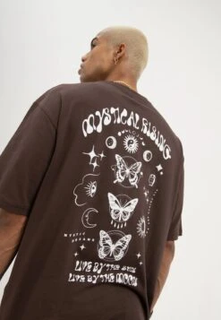 YOURTURN UNISEX - T-Shirt Print - Brown -Günstiges Mode Verkaufsgeschäft 21d7423da5f447dea09e51e16fe2ccf6