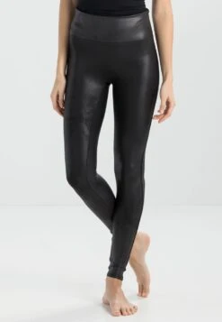 Spanx FAUX LEATHER LEGGINGS - Leggings - Strümpfe - Black -Günstiges Mode Verkaufsgeschäft 2f3fc626f9d143aea8ea0f804973a9a2 1