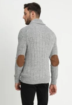 Pier One Strickjacke - Mottled Dark Grey -Günstiges Mode Verkaufsgeschäft 3374bc5b15c34532a3a61fa1517a3ccc