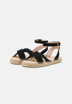 Anna Field LEATHER - Espadrille - Black -Günstiges Mode Verkaufsgeschäft 33bbca6e7c5f482fa6c9bbf4d4775864