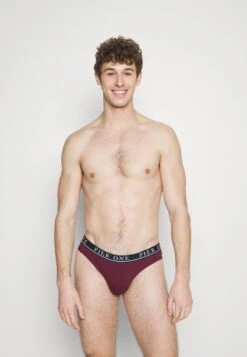 Pier One BRANDED WAISTBAND BRIEFS 3 PACK - Slip - Dark Blue /green/bordeaux -Günstiges Mode Verkaufsgeschäft 3bf4517ea3b5408a9a622d206f05beec