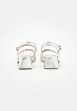 Anna Field LEATHER - Riemensandalette - Silver -Günstiges Mode Verkaufsgeschäft 3efb8808a3bb41e2bffea9bc8ff19e45