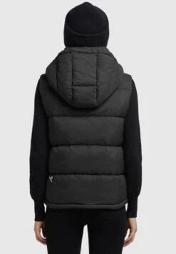 Khujo EDEN MATT - Weste - Schwarz -Günstiges Mode Verkaufsgeschäft 4174607aa73548fc829c44dff9d8883b