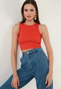 LELA Top - Orange -Günstiges Mode Verkaufsgeschäft 42af889261f041b7b7bed34c2320d55b