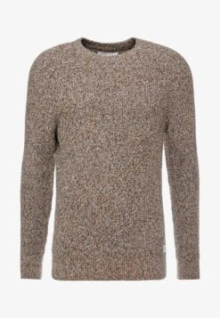 Pier One MULTICOLOUR HALF CARDIGAN JUMPER - Strickpullover - Mottled Dark Yellow -Günstiges Mode Verkaufsgeschäft 43d052bb50e448ea97efd06449ca54d1