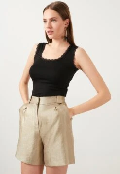 LELA SQUARE NECK LACE DETAILED ATHLETE - Top - Black -Günstiges Mode Verkaufsgeschäft 498cdc424a3e4e7784f7aac3e8481d19