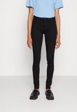 Edc By Esprit MEDIUM RISE - Jeggings - Black Rinse -Günstiges Mode Verkaufsgeschäft 4a531260d61846b9a174e890b3bfd8d2 1