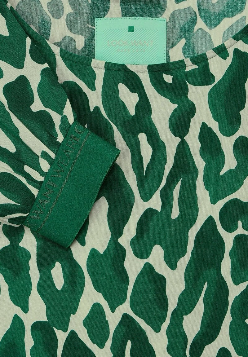 STREET ONE MIT LEO PRINT - Bluse - Grün 5 STREET ONE MIT LEO PRINT - Bluse - Grün – Bild 5