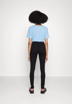 Edc By Esprit MEDIUM RISE - Jeggings - Black Rinse -Günstiges Mode Verkaufsgeschäft 4fe4837aeb30411ab4669ee942854fb4