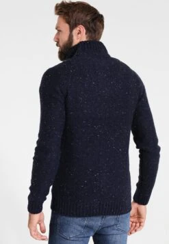 Pier One Strickpullover - Mottled Dark Blue -Günstiges Mode Verkaufsgeschäft 532bb7fc4e1e4498867cb7b4e71cb354