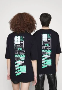 YOURTURN UNISEX - T-Shirt Print - Black -Günstiges Mode Verkaufsgeschäft 5332b6952af243f8bc3351210a735d07