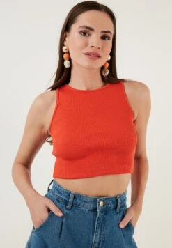 LELA Top - Orange -Günstiges Mode Verkaufsgeschäft 53a89f0681964cd3b8f01a1e8da8c364 1
