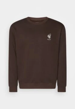 Pier One Sweatshirt - Dark Brown -Günstiges Mode Verkaufsgeschäft 6301392f58bf4ec28c7deb55a4944195 1