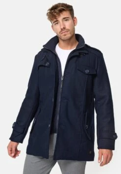 Indicode Jeans BRANDAN - Kurzmantel - Dark Blue -Günstiges Mode Verkaufsgeschäft 64c08e7dffd14c7fa365e130701edd5d 1