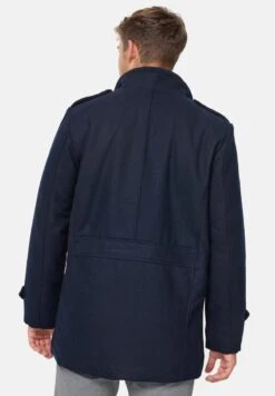 Indicode Jeans BRANDAN - Kurzmantel - Dark Blue -Günstiges Mode Verkaufsgeschäft 697b9a7905894bba8761cee459b1ee89