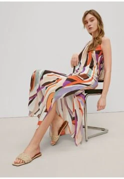 Comma Maxikleid - Brown Aop -Günstiges Mode Verkaufsgeschäft 699ffaf1f0354187926f96cd31dead08