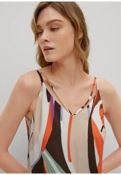 Comma Maxikleid - Brown Aop -Günstiges Mode Verkaufsgeschäft 6a77227de3cb4c778cf888071aadd55d