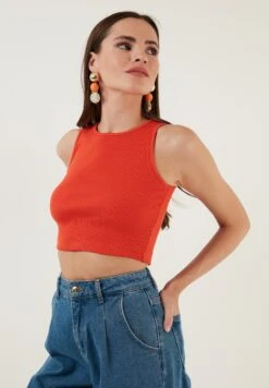 LELA Top - Orange -Günstiges Mode Verkaufsgeschäft 6b0285fa9b5a438cae81e333e3da274a