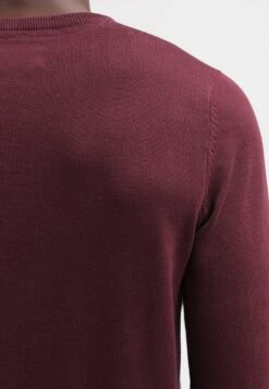 Pier One BASIC CREWNECK - Strickpullover - Bordeaux -Günstiges Mode Verkaufsgeschäft 72a7a328184e47ac946a1a6f2ee77cd7