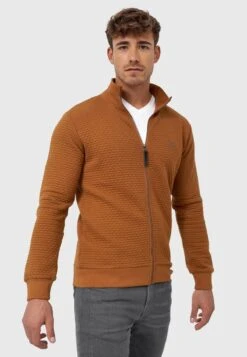 Indicode Jeans BERMIE - Sweatjacke - Mottled Brown -Günstiges Mode Verkaufsgeschäft 7dad40bb24ee4a44b56e240c15905e15