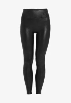 Spanx FAUX LEATHER LEGGINGS - Leggings - Strümpfe - Black -Günstiges Mode Verkaufsgeschäft 7eec0d10486240bb80bf857bc3d7d1b7