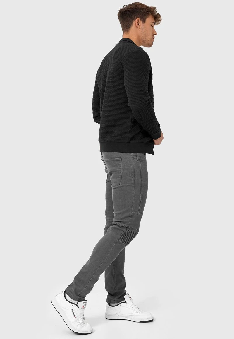 Indicode Jeans BERMIE - Sweatjacke - Black 3 Indicode Jeans BERMIE - Sweatjacke - Black – Bild 3