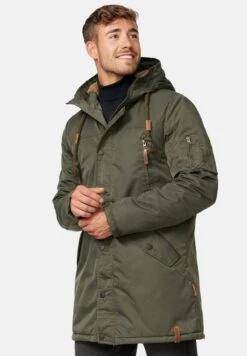 Indicode Jeans BARDSLEY - Wintermantel - Forest -Günstiges Mode Verkaufsgeschäft 8025b6bab5b643808a4f9691a77ace74