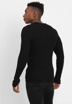 Pier One Strickpullover - Black -Günstiges Mode Verkaufsgeschäft 85f01a0834104511aab6df550e9810b7