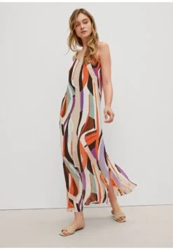 Comma Maxikleid - Brown Aop -Günstiges Mode Verkaufsgeschäft 874548f66c904062803e31583489a2d6