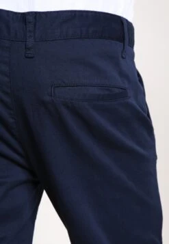 Pier One SLIM FIT CHINO - Chino - Dark Blue -Günstiges Mode Verkaufsgeschäft 87f77f60c54e446dbcde35fa0b5a2ae9