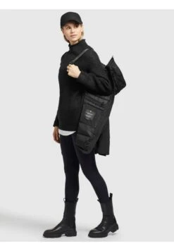 Khujo KANDA - Wintermantel - Schwarz -Günstiges Mode Verkaufsgeschäft 8e16cae35efa49bf9dc0afccd6a5cd78