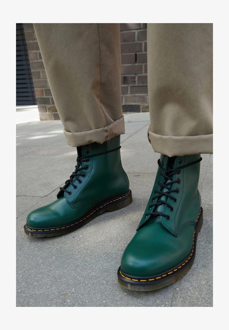 Dr. Martens 1460 BOOT - Schnürstiefelette - Green Smooth 3 Dr. Martens 1460 BOOT - Schnürstiefelette - Green Smooth – Bild 3