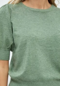 Minus LIVA - T-Shirt Basic - Basil Green Melange -Günstiges Mode Verkaufsgeschäft 910b9d1b16ca480b96e6ca14e3c87798