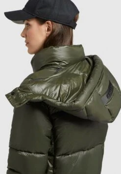 Khujo MELONA SHINY - Wintermantel - Dunkelgrün -Günstiges Mode Verkaufsgeschäft 935b15c66dde4269863e02993c0b5adc