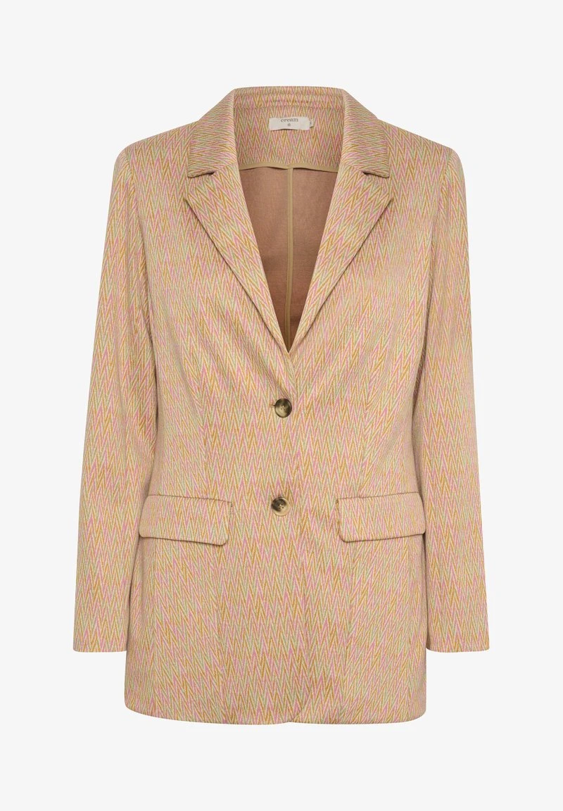 Cream CRKATIE - Kurzmantel - Pink Sage Zigzag 5 Cream CRKATIE - Kurzmantel - Pink Sage Zigzag – Bild 5