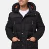 Indicode Jeans KREM - Winterjacke - Black