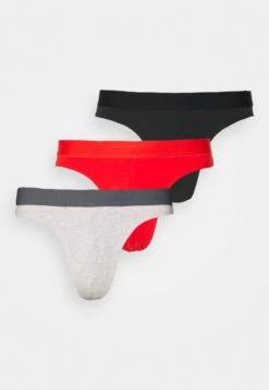 Pier One 3 PACK - Slip - Red/grey/black -Günstiges Mode Verkaufsgeschäft 9ecedf99edb840a0b860586dbd2381be