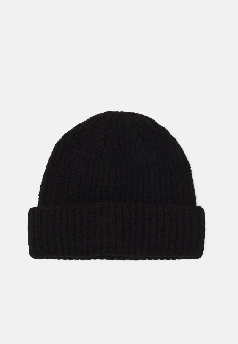 Pier One SHORT MICRO BEANIE UNISEX - Mütze - Black 1 Pier One SHORT MICRO BEANIE UNISEX - Mütze - Black