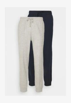 Pier One 2 PACK - Nachtwäsche Hose - Dark Blue/mottled Light Grey -Günstiges Mode Verkaufsgeschäft a09bfd20bcd84e39aeecebf2df10c7b2